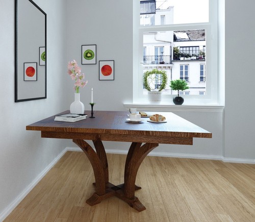 Transitional square dining - transitional,