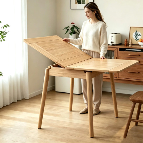 Solid wood extendable dining - solid,